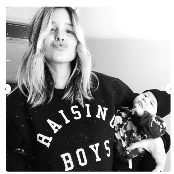 Women's Black "Raising Boys®" Everyday Sweatshirt - XXL - Picture 2 of 2